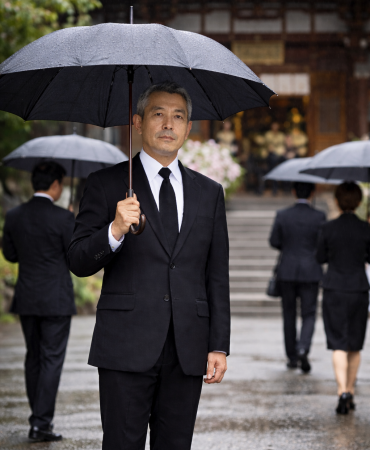 葬儀での傘マナー:雨の日の注意点